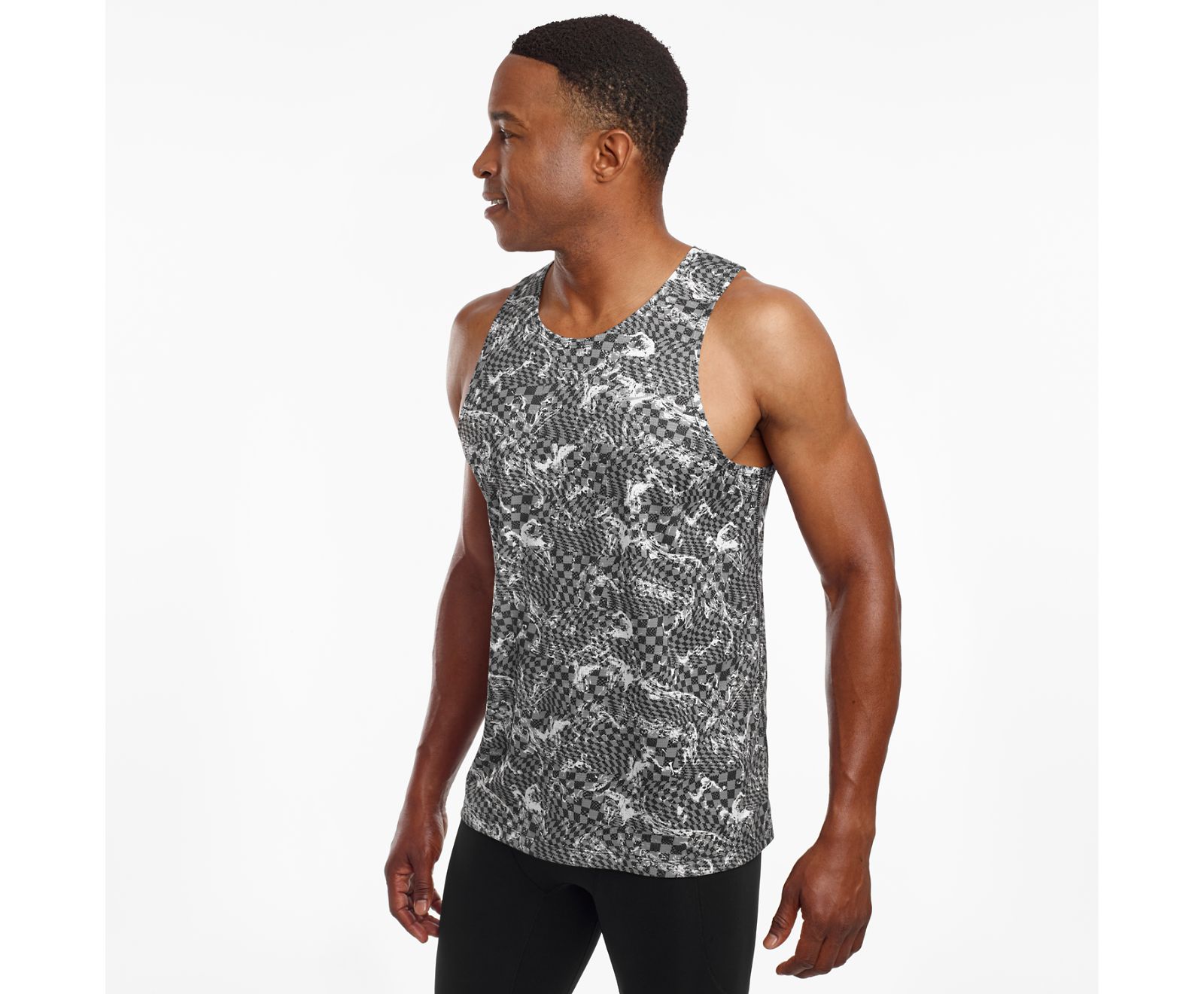 Saucony Stopwatch Singlet Men's Tanks Black | AU 662SGLO